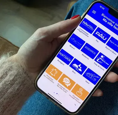 Application Ma Ville Facile depuis un mobile